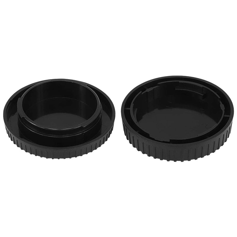 Haoge Camera Body Cap and Rear Lens Cap Cover Kit for Samsung NX Mount Camera Lens Such as NX1 NX5 NX10 NX20 NX30 NX200 NX210 NX300 NX300M NX500 NX1000 NX1100 NX2000 NX3000 NX3300