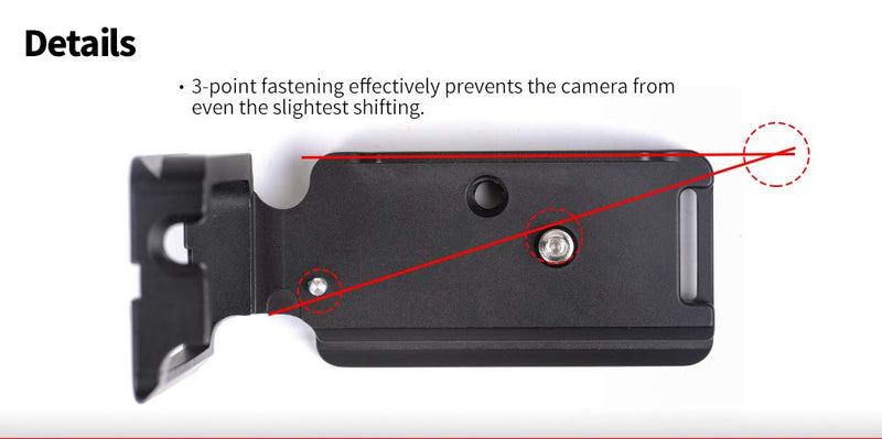 Sunwayfoto PFL-XT3 QR L Plate/Bracket for Fuji X-T3 Camera ARCA/RRS Compatible Sunway XT-3