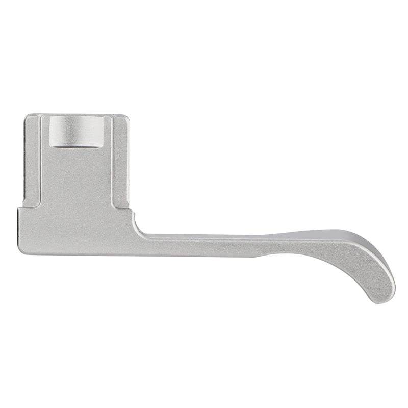 AKIROOD Deluxe Metal Thumb Up Grip for Fujifilm Fuji X-E4 XE4 Camera Thumb Rest Support -Silver