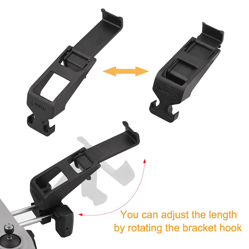 Adjustable Tablet Extended Holder Compatible with DJI Mavic Air 2S / Mavic Air 2 / Mini 2 Drone Remote Controller 7-10 Inch Removeable Tablet Clip Stand Mount Extender Accessories