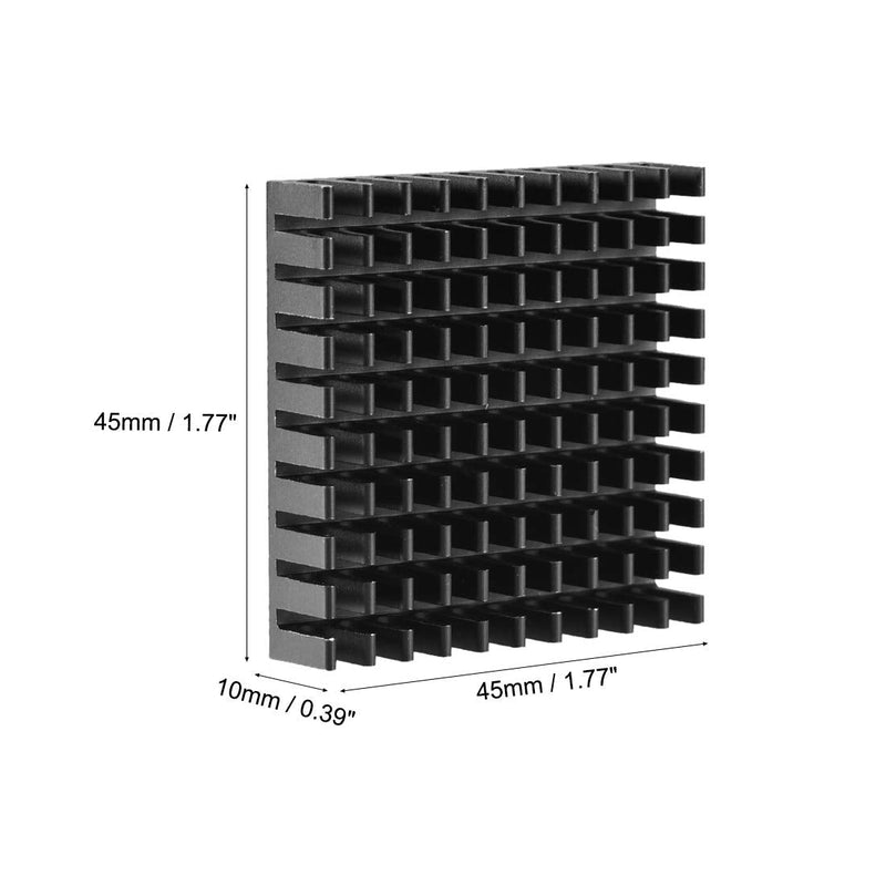 [AUSTRALIA] - uxcell Electronic Radiators Heatsink for MOS GPU IC Chip Black 45 x 45 x 10 mm 5pcs 45x45x10mm 