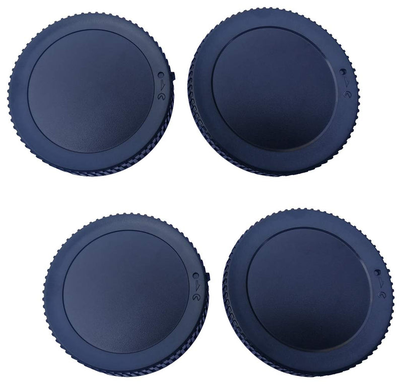 Nikon Z50 Z6 Z7 Z5 Front Body Cap & Rear Lens Cap Cover Fit for Nikon Z Mount for Z 5 Z 6 Z 7 Z 50 [2 Sets]