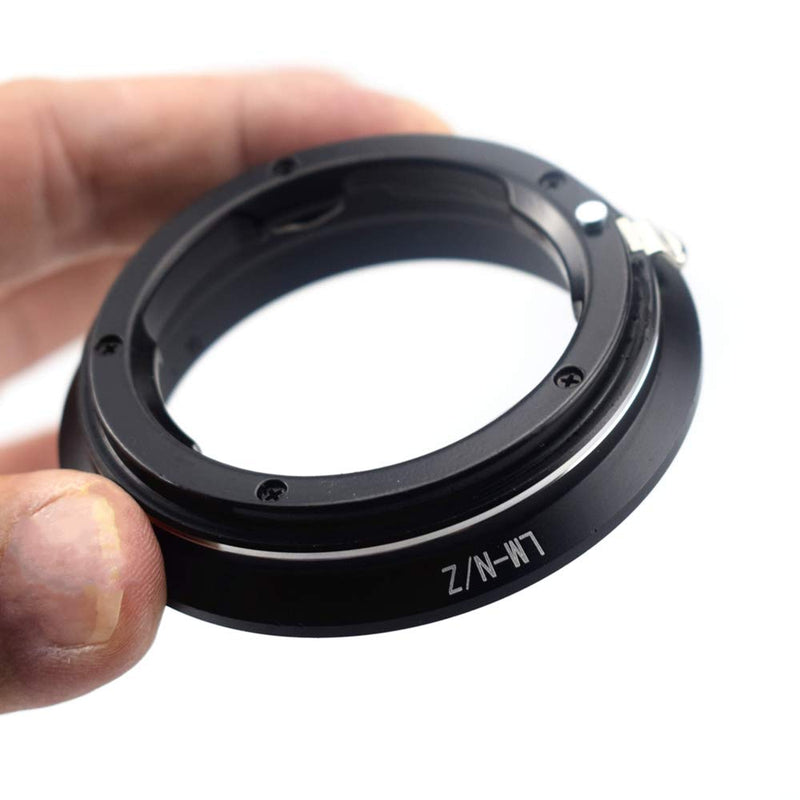 Leica M to Nikon Z Lens Adapter, Compatible with for Leica M LM, Zeiss ZM, Voigtlander VM Mount Lens to Nikon Z Mount Z6 Z7 Z50 Full Frame Camera Leica M to Nikon Z Lens Adapter