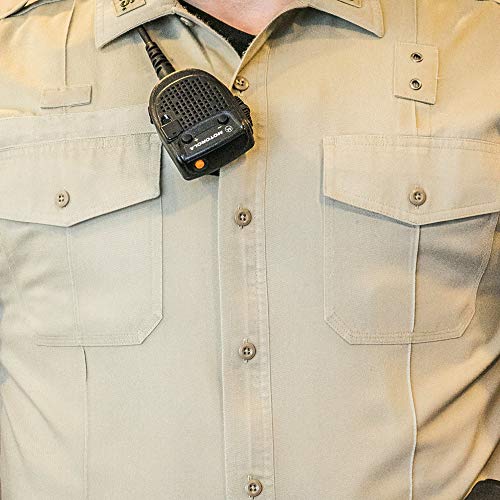 The Mic Loop - Keeps Portable Radio Mic in Place for Police/Law Enforcement Black