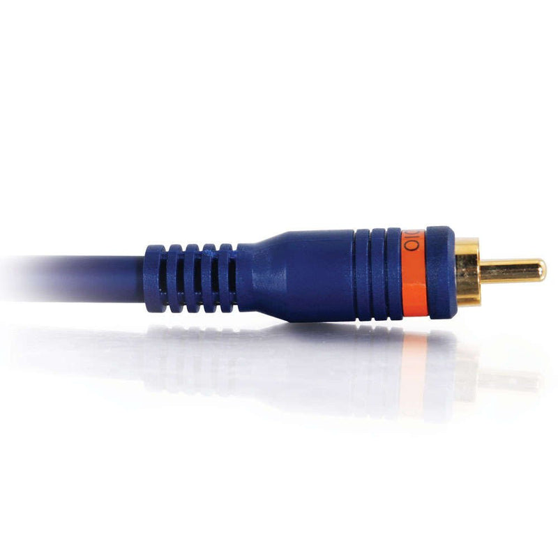 C2G 40008 Velocity S/PDIF Digital Audio Coax Cable, Blue (1.5 Feet, 0.45 Meters)