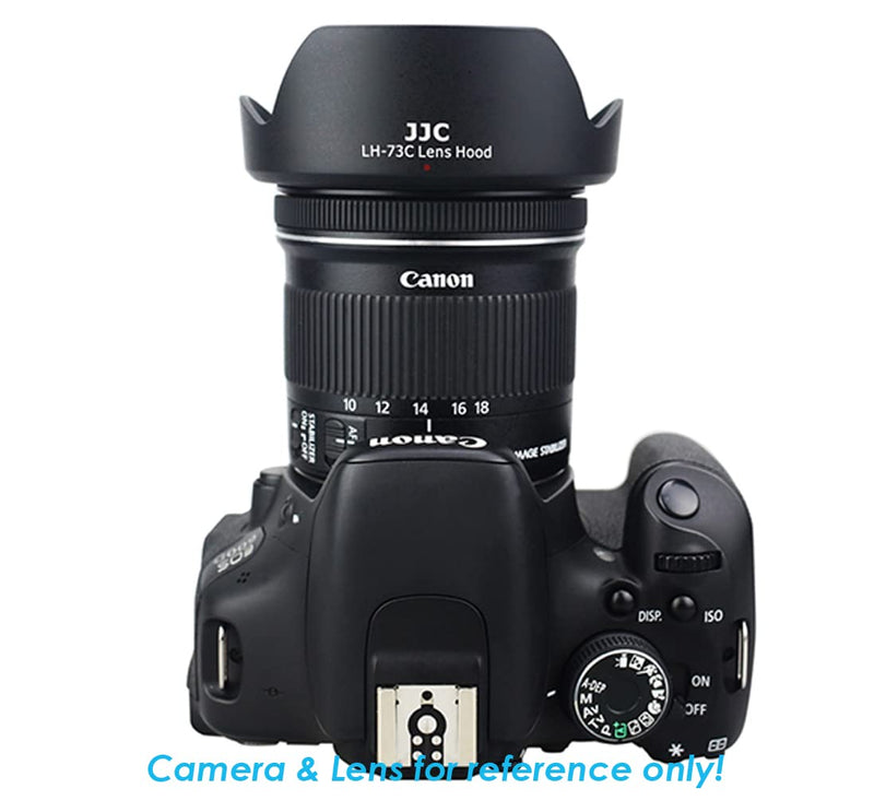 JJC LH-73C Dedicated Bayonet Lens Hood for Canon EF-S 10-18mm f/4.5-5.6 is STM Lens, Canon E10-18mm f4.5-5.6 is STM Lens Lens Hood, Replacement of Canon ES-EW-73C Lens Hood