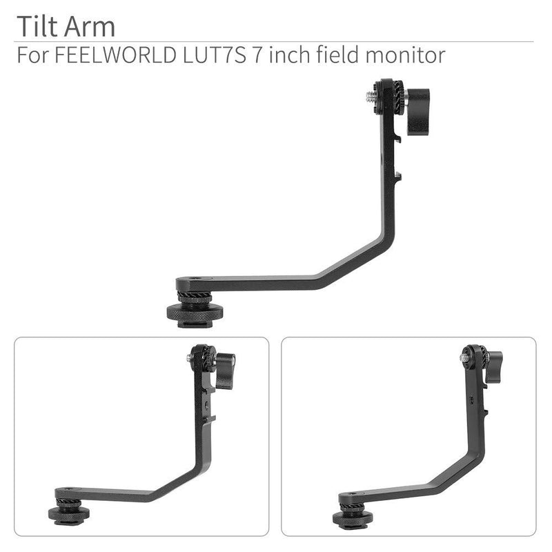 Tilt Arm for FEELWORLD LUT7 LUT7S 7 inch 4K HDMI On Camera Field Monitor Mount on DSLR Stabilizer Gimbal Crane Rig