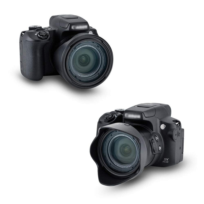 [AUSTRALIA] - 67mm Lens Hood Shade & Filter Adapter for Canon PowerShot SX70 HS SX540 HS SX530 HS SX520 HS G3 X SX60 HS SX50 HS SX40 HS SX30 is SX20 is Replaces Canon LH-DC100 & FA-DC67B 