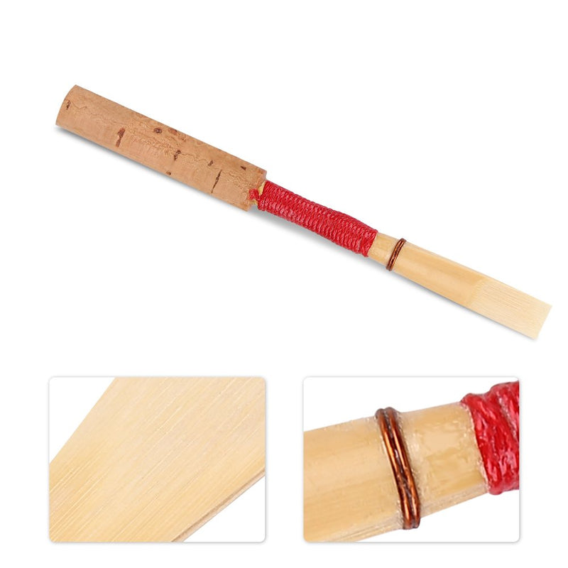 5pcs Oboe Reeds, Medium Soft Strength Handmade Oboe Reed with Red Cork Instrument Accessories