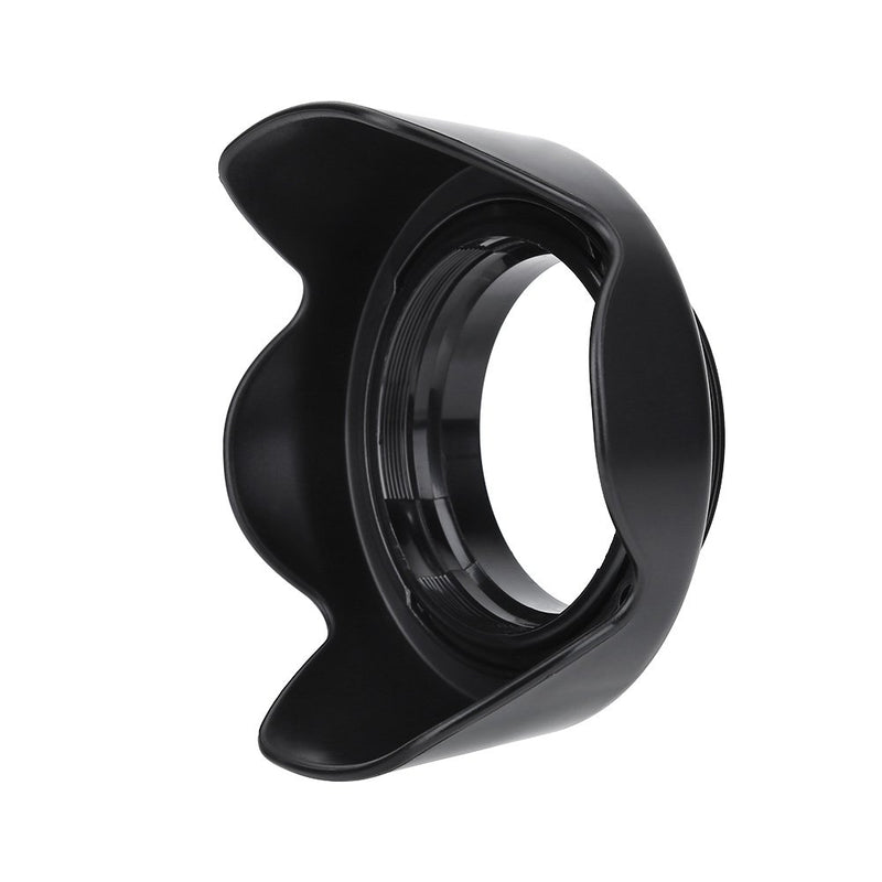 Acouto ES-62II Camera DSLR Lens Hood for Canon 50mm f/1.8 II with Lens Cap for Nikon 50mm 1.8D Lens, for Nikon 50mm 1.4D Lens