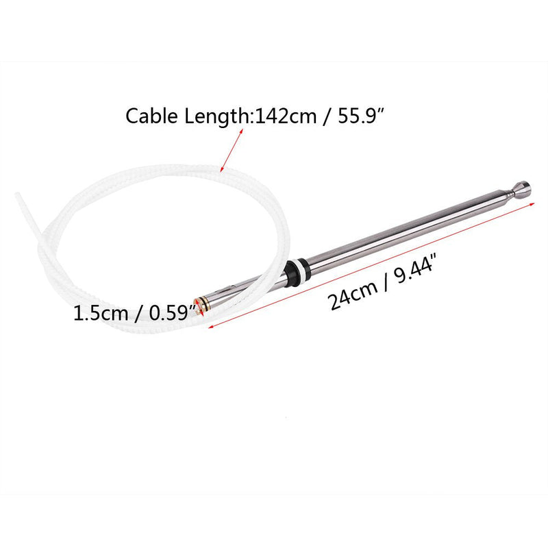 Car AM/FM Radio Antenna Mast, Car Replacement Power Aerial AM/FM Radio Antenna Mast Cable for Toyota Sequoia 01-07 86337AF011