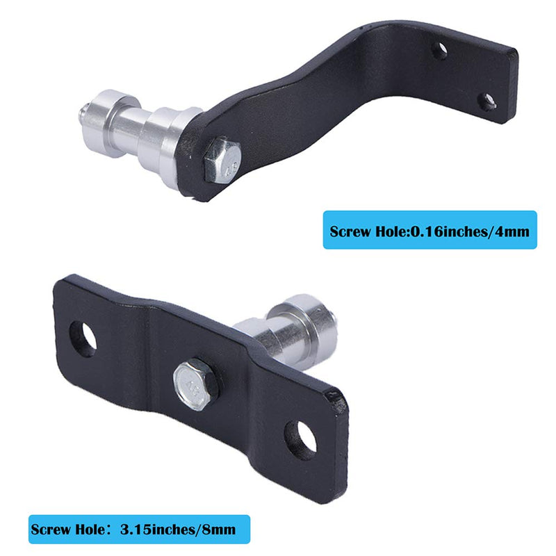 Wall Ceiling Mount 2 Pack Table Light Bracket 5/8" Stud with 1/4" Thread for Photo Studio Video Flash Lighting, Camera Gear Photography