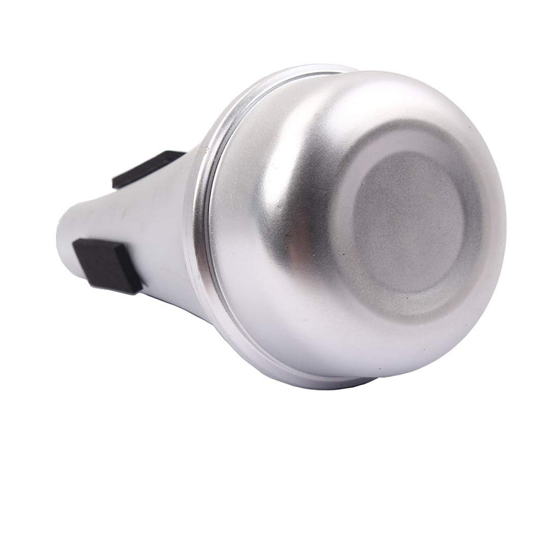 Alnicov Professional Trumpet Straight Practice Cup Mute Lightweight Silencer Musical,Chrome