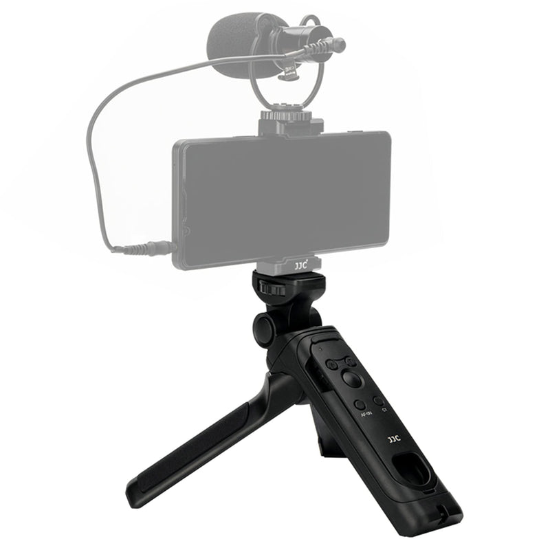 Wireless Bluetooth Remote Control Shooting Grip Mini Tabletop Tripod Replaces GP-VPT2BT for Sony ZV-E10 ZV-1 A1 A7C A9 II A7R A7 III II A7SIII A7SII A6600 A6400 A6100 RX100 Series & Xperia PRO-I