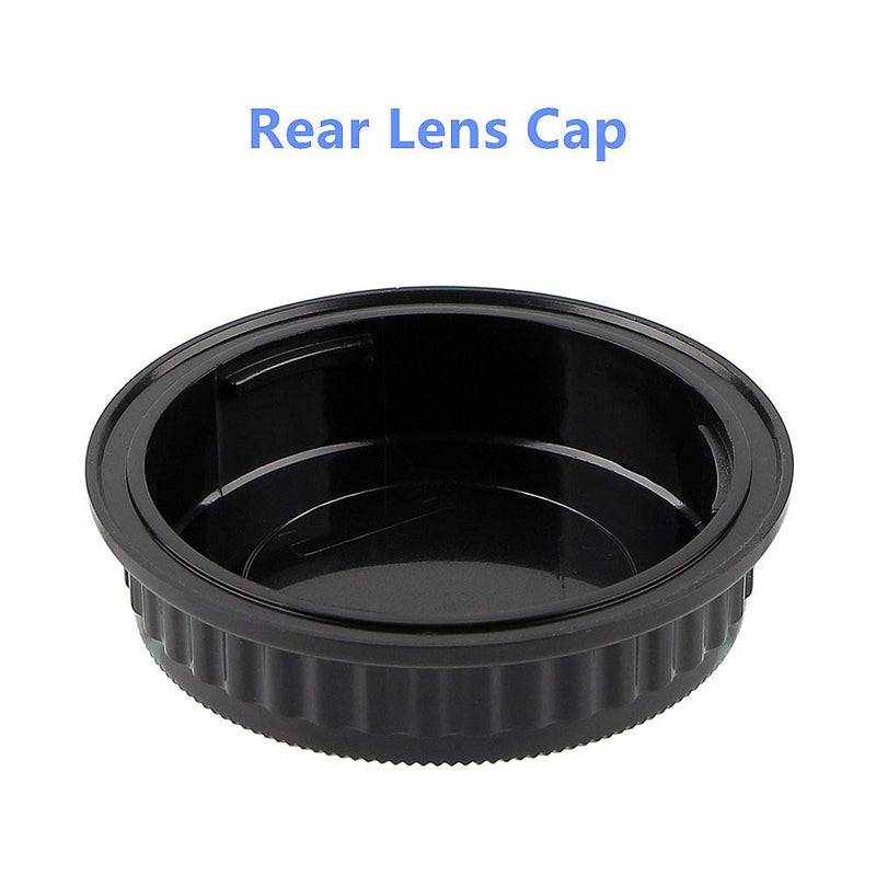 2 Pack Camera Body Cap & Rear Lens Cap Compatible for Pentax K Mount DSLR Camera and Lens for K10D K20D K100D K100D Super K110D K200D K-1 K-01 K-3 K-5 K-5 II K-7 K-30 K-70 K-P K-S2 D DS DS2 DL2 645D