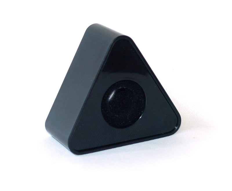[AUSTRALIA] - 25mm-39mm Hole ABS Injection Molding Triangular Interview Mic Microphone Logo Flag Station Box for Stage Wireless Karaoke Handheld Shotgun Microphone (black) black 