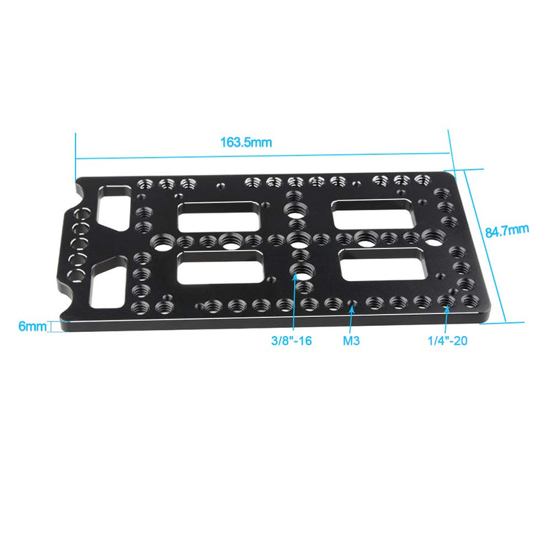 CAMVATE Multi-Purpose Mounting Cheese Plate for V Lock Mount Power Splitter - 1523