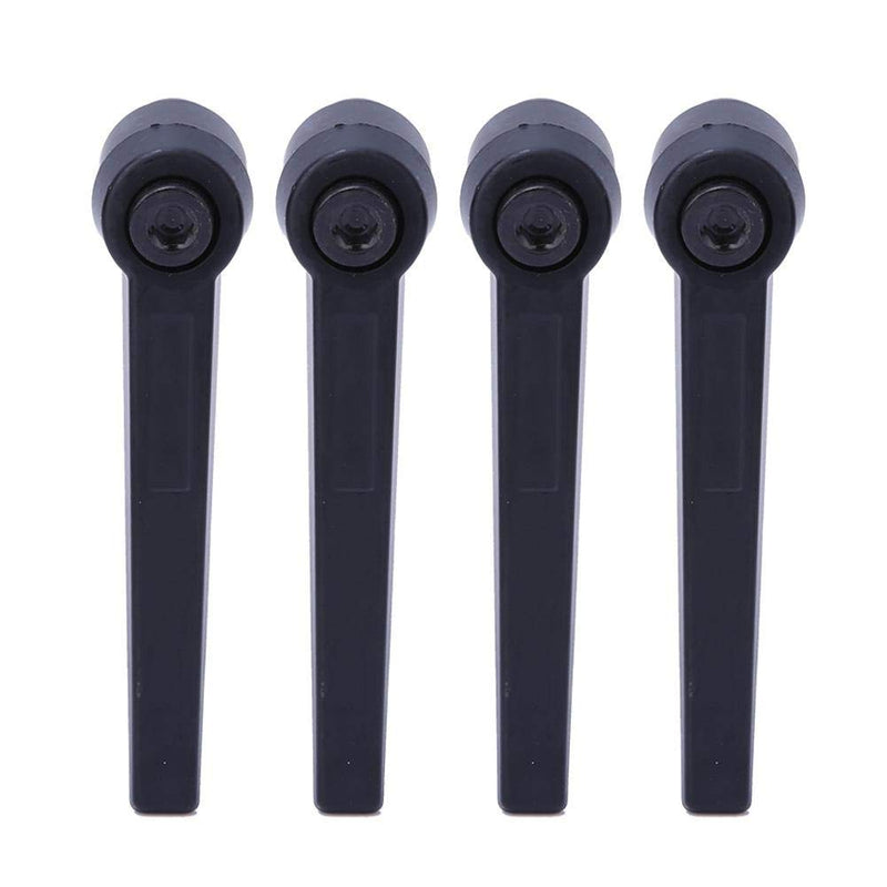 4 pcs Lever Handle M12, Machine Cam Lever Adjustable Clamping Knob Stainless Steel Female Thread Nuts M4/5/6/8/10/12 (M12-95mm)