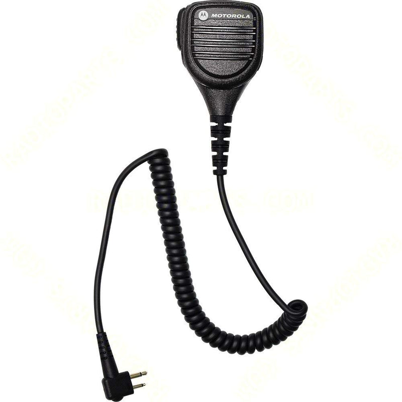 Motorola Original OEM PMMN4013 PMMN4013A Remote Speaker Microphone with 3.5mm Audio Jack, Coiled Cord & Swivel Clip, Intrinsically Safe