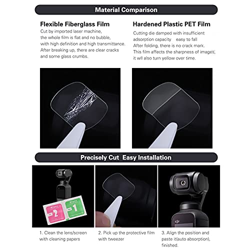 Camera Cover Gimbal Lock Screen Protector Compatible with DJI Osmo Pocket 2 / Osmo Pocket Camera Gimbal Lens Cover Dust Proof Cap Protection Camera Hood Accessories