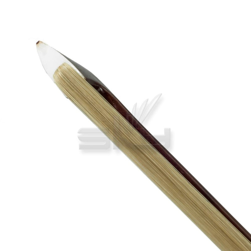 SKY 4/4 Full Size Cello Bow Round Stick Ebony Frog Brazil Wood Mongolian Horsehair Well Balanced Brazilwood Round Stick