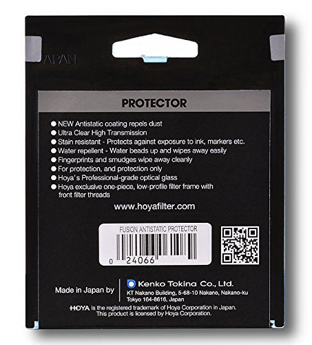 Hoya 72 mm Fusion Antistatic Protector Filter 72mm