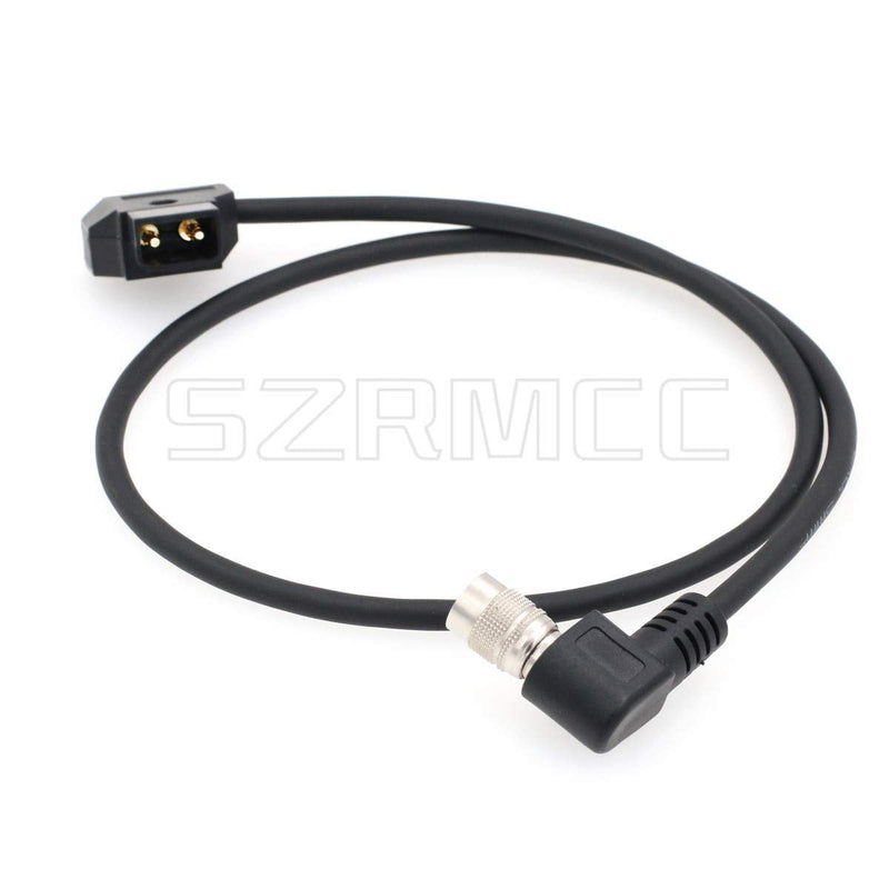 SZRMCC Anton-Bauer IDX D-Tap to Standard Right Angle Hirose 4 pin Male Power Cable for Zaxcom Sound Devices 688 644 633