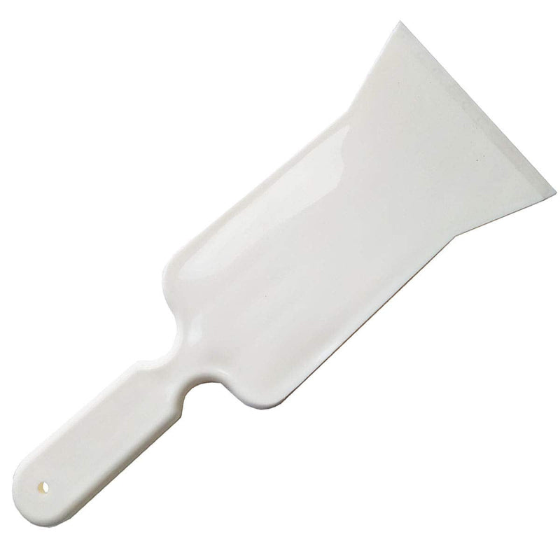 Auto Bulldozer Squeegee for Vehicle Rear Front Windshield Foil Film Wrapping Tools Car Window Snow Ice Scrubber Tint Tools (Flat Edge) White