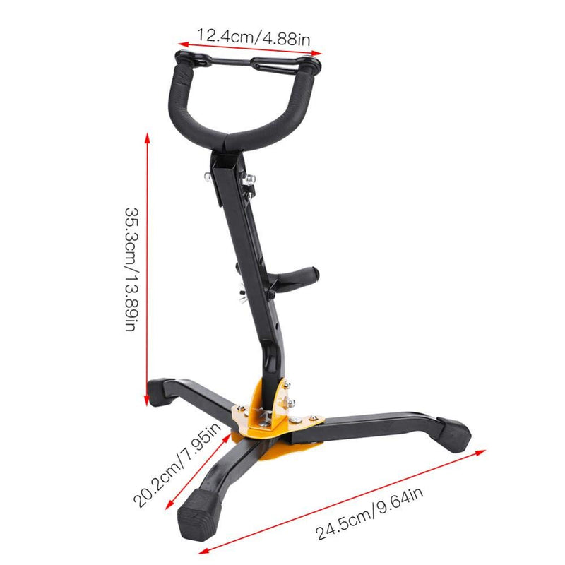 Saxophone Mount, Saxophone Support Tenor Saxophone Tripod Stand Sax Foldable Stand for Saxophone Curved Support for Alto/Tenor Sax