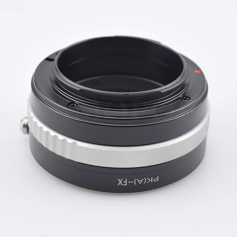 PK A to FX Adapter Compatible with for Pentax PK K Mount DA AF Lens to & for Fuji Film X-A1,X-A2,X-A3,X-A10, X-M1.X-E1,X-E2,X-E2S,X-T1,X-T2,X-T10,X-T20,X-Pro1 Camera Pentax K A to Fuji adapter