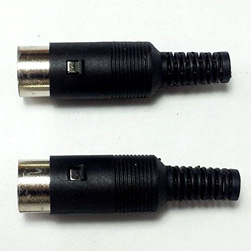 [AUSTRALIA] - CESS DIN Male Plug 3-Pin Connector Soldering Type - 3 Pin DIN Jack (jcx) (2 Pack) 