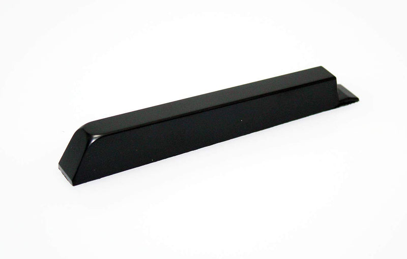 5 Satin Black Piano Sharp 3-3/4" Length Plastic