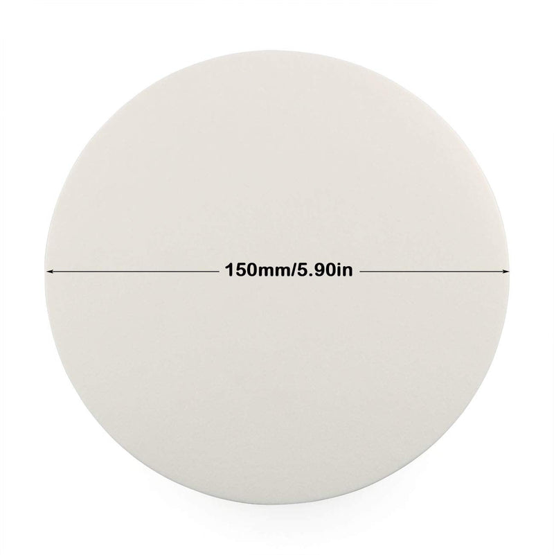 E-outstanding 100-Pack 15cm 5.9Inch Qualitative Filter Paper 102 Medium-Speed Laboratory Filter Paper Circular Funnel Filter Paper