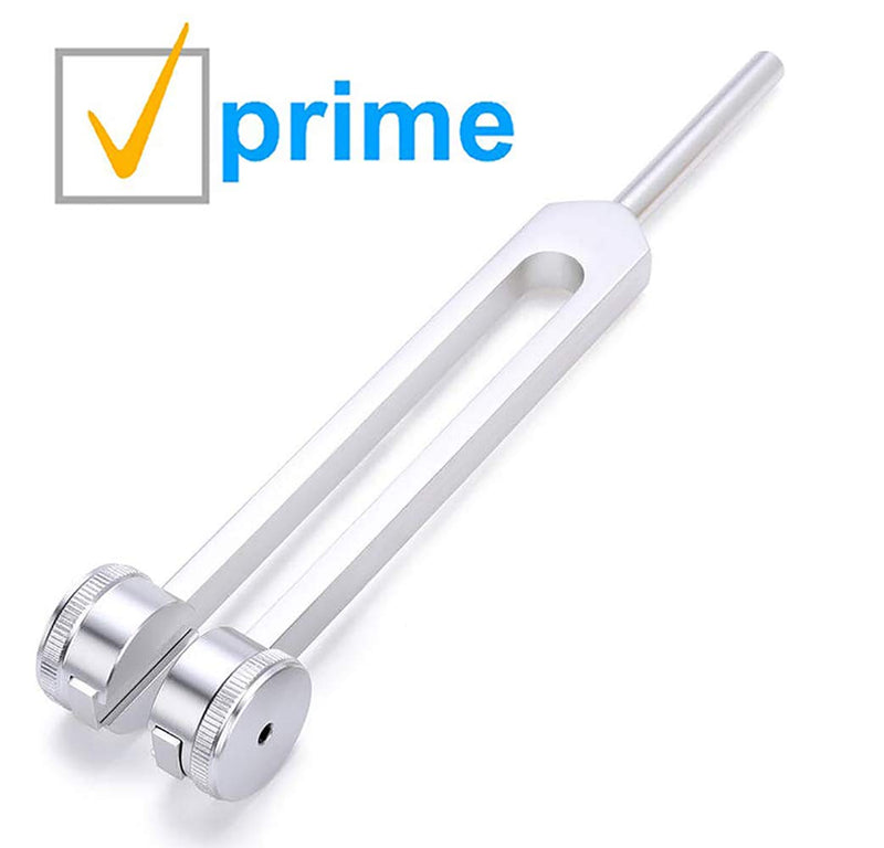 Dukal Pack of Aluminum Alloy Tuning Fork. C128 Fixed Weights U-shaped Instrument. Tuning Fork with Fixed Weight Aluminum Alloy. Tuning Forks for Vibrant Teaching.