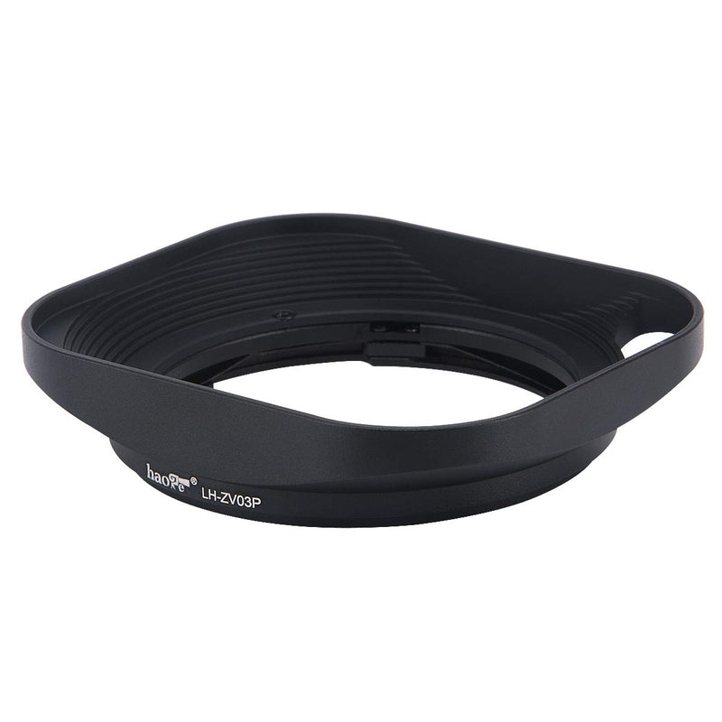 Haoge LH-ZV03P Lens Hood for Carl Zeiss Distagon T 2.8/21 21mm f2.8 ZM, C Biogon T 4.5/21 21mm f4.5 ZM, 2.8/25 25mm f2.8 ZM, 2.8/28 28mm f2.8 ZM, C Sonnar T 1.5/50 50mm f1.5 ZM Hollow Out Designed Square - Black - Hollow Out Designed