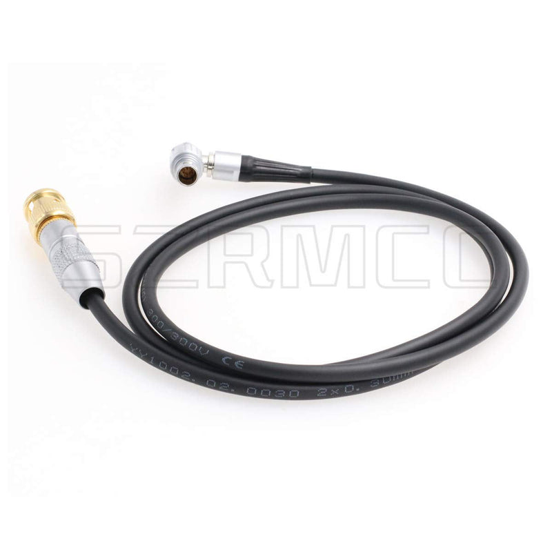 SZRMCC BNC to Right Angle 9 Pin EXT SMPTE Time Code Cable for RED Komodo Cinema Camera Right Angle 9 Pin Cable