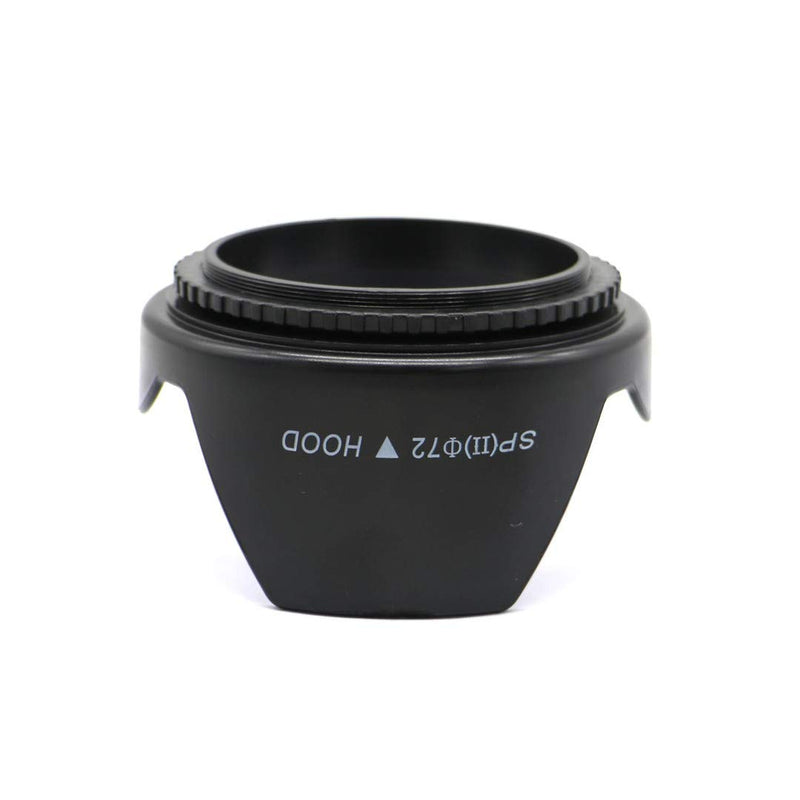 Digital Tulip Flower Threaded Lens Hood for Canon Nikon,Sony,Panasonic,FujiFilm,Olympus,Pentax,Sigma,Tamron,Sun Shade/Shield,Reduces Lens Flare,Blocks Excess Sunlight for Photography 72mm