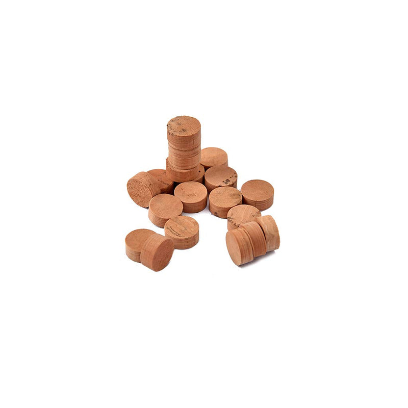 Alnicov 20Pcs Saxophone Cork Mats Trumpet Cornet Water Key Spit Value Cork Pads For Brass Instrument Parts Repair Accessories