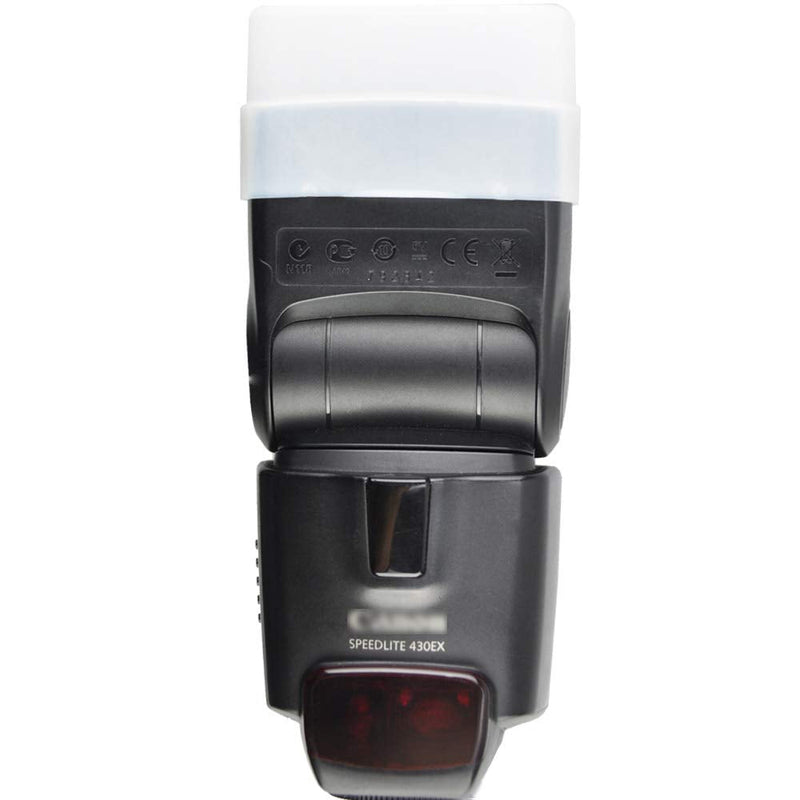 Flash Diffuser JJC Camera Flash Bounce Light Diffuser for Canon 430EX 430EX II Sony HVL-F43M Flash Speedlight -1pack