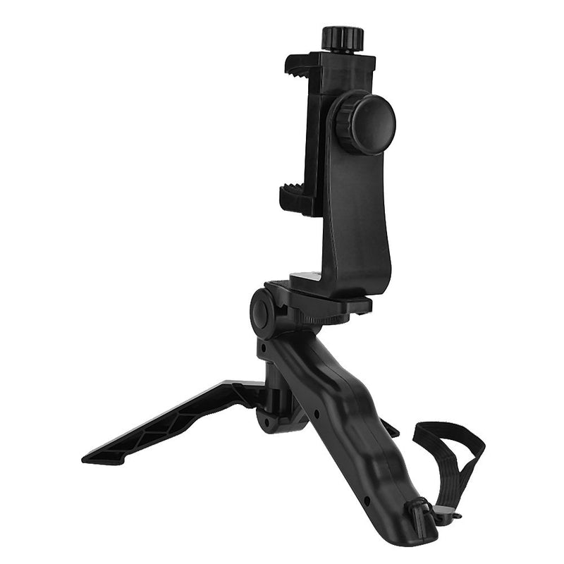 Serounder Smartphone Handheld Tripod, Foldable Phone Holder Tripod Stabilizer Adjustable Hand Grip Mount for Kinds of Smartphone