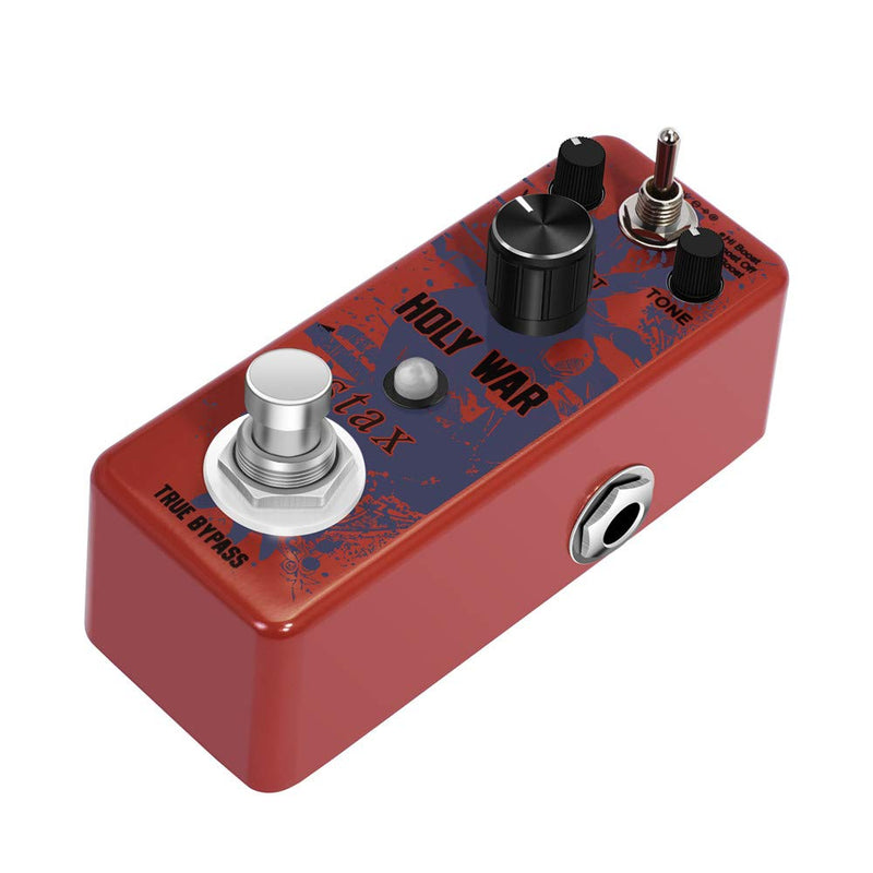 [AUSTRALIA] - Stax Guitar Holy War Pedal Analog Circuitry Metal Distortion Pedals For Electric Guitar Classic 80's Metal Sound Mini Size With True Bypass 