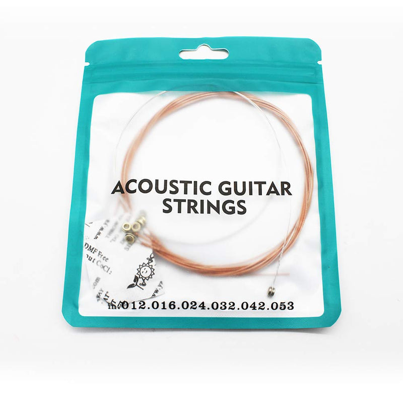 Guitar Strings,Acoustic Guitar Strings Novice Guitar Strings set for Beginner Learner Practice+Acoustic Guitar Strings set(both set of 6)