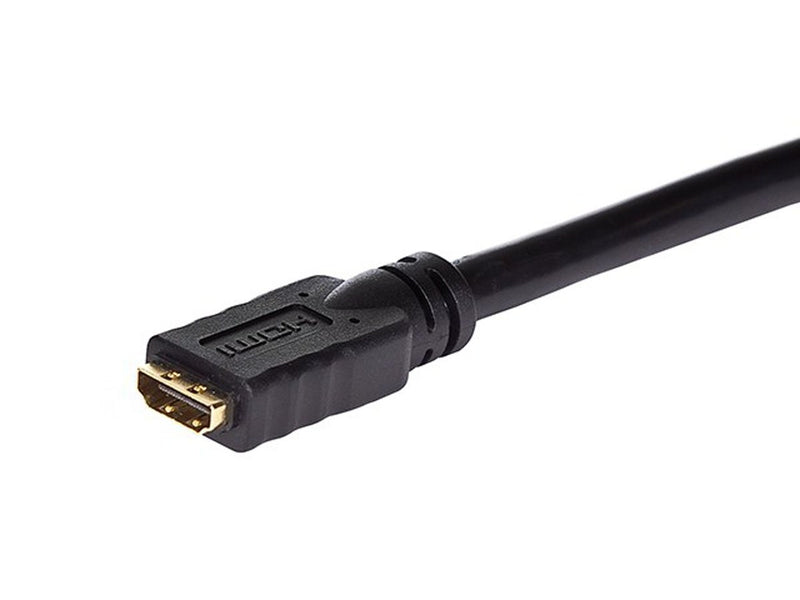 Monoprice Commercial Series Premium 3ft 24AWG CL2 High Speed HDMI Cable Male to Female Extension - Black 3 Feet