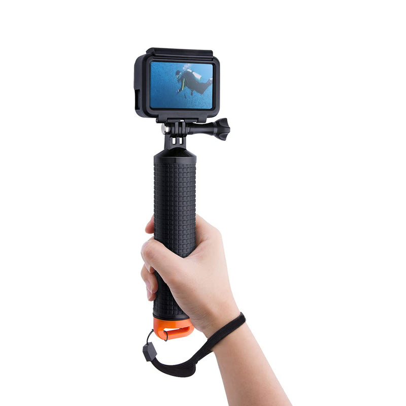 Luxebell Floating Hand Grip, Pole Mount for Gopro Hero 9 8 7 6 5 Max Session 4 3+, Handle Mount Accessories for AKASO EK7000 V50 Pro Brave 4 Dragon Crosstour Campark DJI OSMO Action Camera