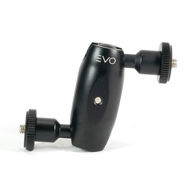 EVO Gimbals PM-2 Adjustable Magic Arm for Monitors, LED Lights and Microphones | Dual 1/4 Ball Head Swivel Arm Works with Most Camera Lights, tripods, Microphones & Gimbals.