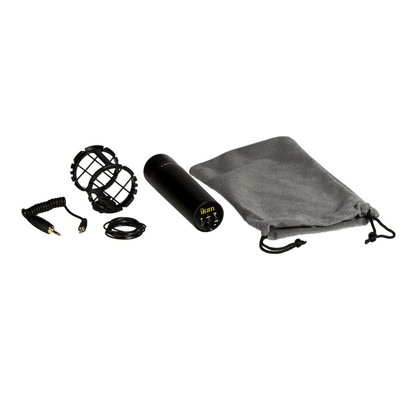 Ikan IK-VM300PS Stereo Video Condenser Microphone (Black)