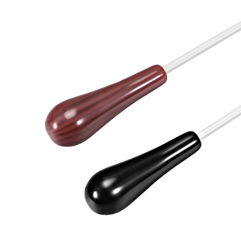 uxcell Music Conductor Baton Orchestra Baton 39cm/15.35inch Length Red Black Resin Handle Music Conducting Baton 2pcs