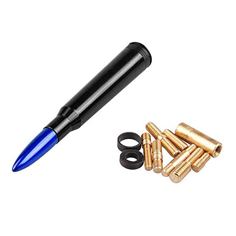 Soomee Bullet Antenna for Jeep Wrangler JK & JL 2007+ Replacement Antenna | Jeep Wrangler JL & JK Accessories (Blue) blue