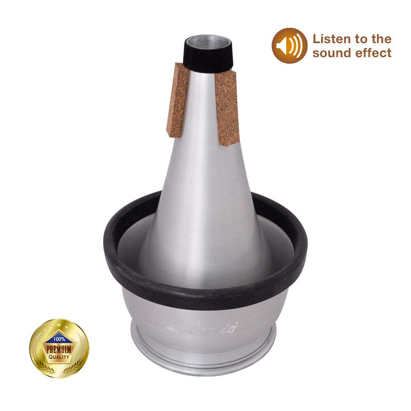 [AUSTRALIA] - Libretto Trumpet Mute, AC011-6, Cup Mute, All Aluminum, Adjustable Volume, Excellent For Stage Performance & Practice Purpose 