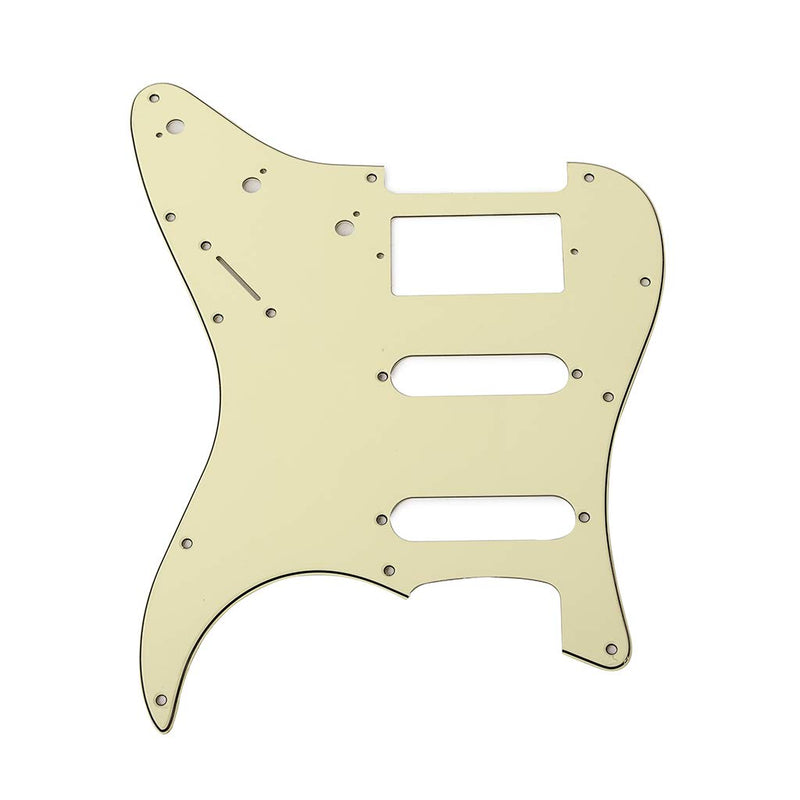 Alnicov 3Ply SSH Electric Guitar Pickguard Scratch Plate and Back Plate Set for Electric Guitar,Mint Green